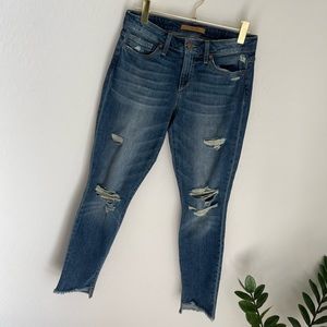 JOE’S JEANS “The Blondie” Distressed Skinny Ankle Jeans Sz 28